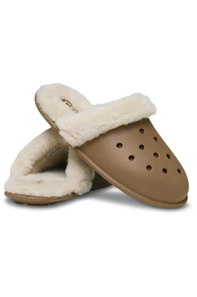 CROCS 212143-CLASSIC FUZZ SCUFF 2EY-SEPIA UNİSEX TERLİK