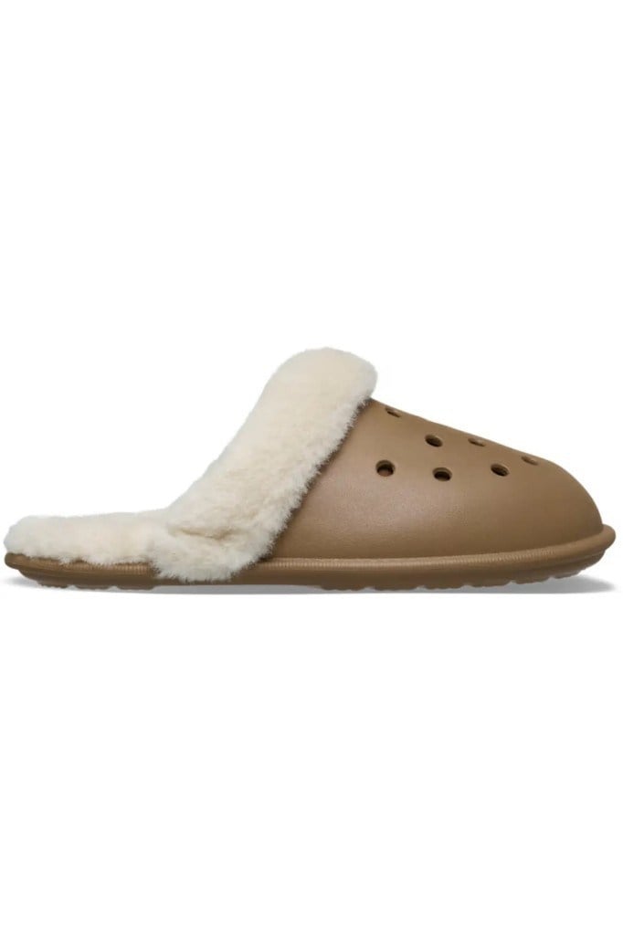 CROCS 212143-CLASSIC FUZZ SCUFF 2EY-SEPIA UNİSEX TERLİK