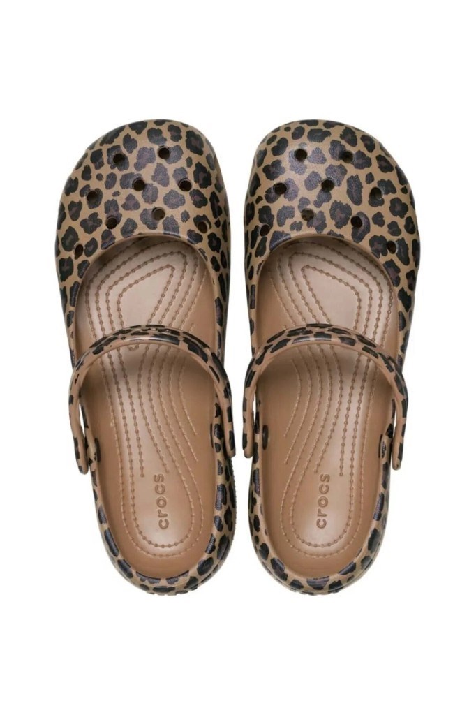 CROCS 212478-CLS ANIMAL BALLET 2LD-SEPIA KADIN TERLİK
