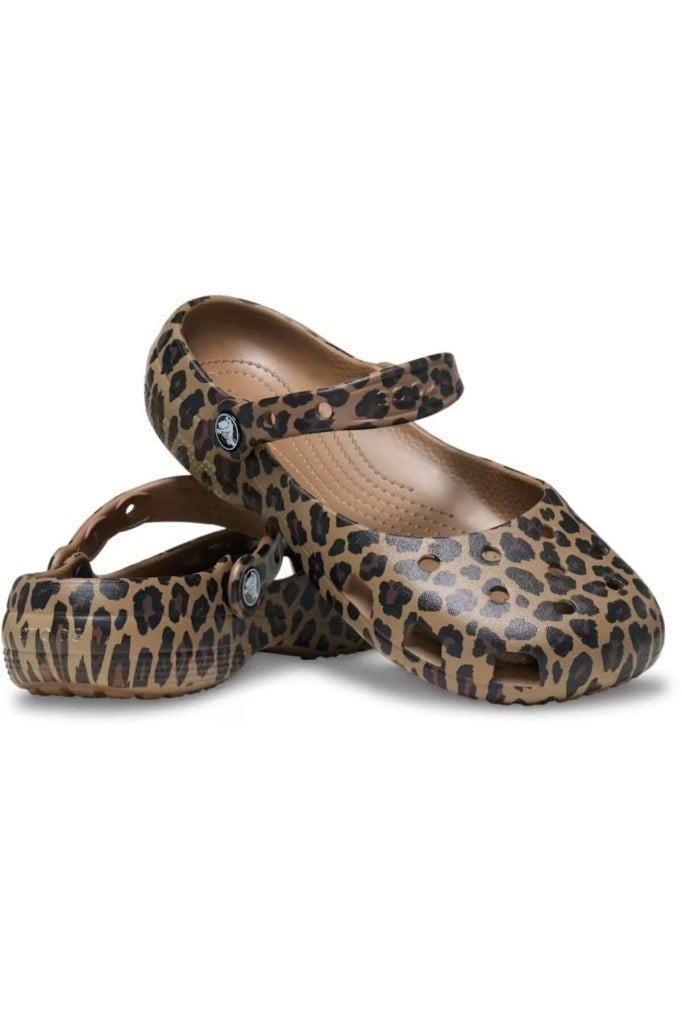 CROCS 212478-CLS ANIMAL BALLET 2LD-SEPIA KADIN TERLİK