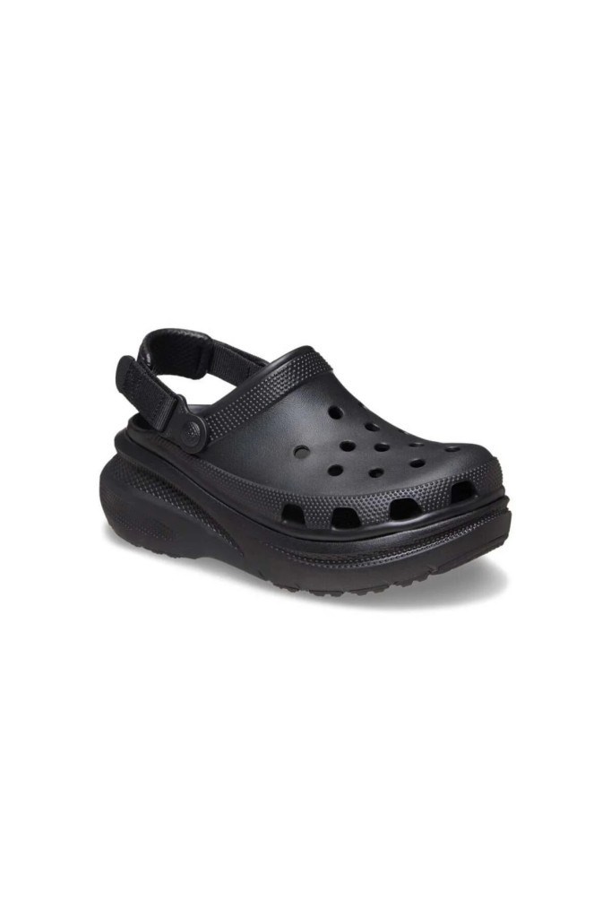 CROCS 213448-NEW CRUSH CLOG 001-BLACK KADIN TERLİK