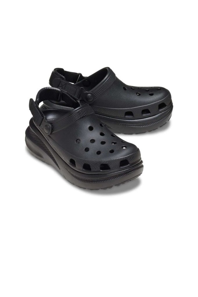 CROCS 213448-NEW CRUSH CLOG 001-BLACK KADIN TERLİK