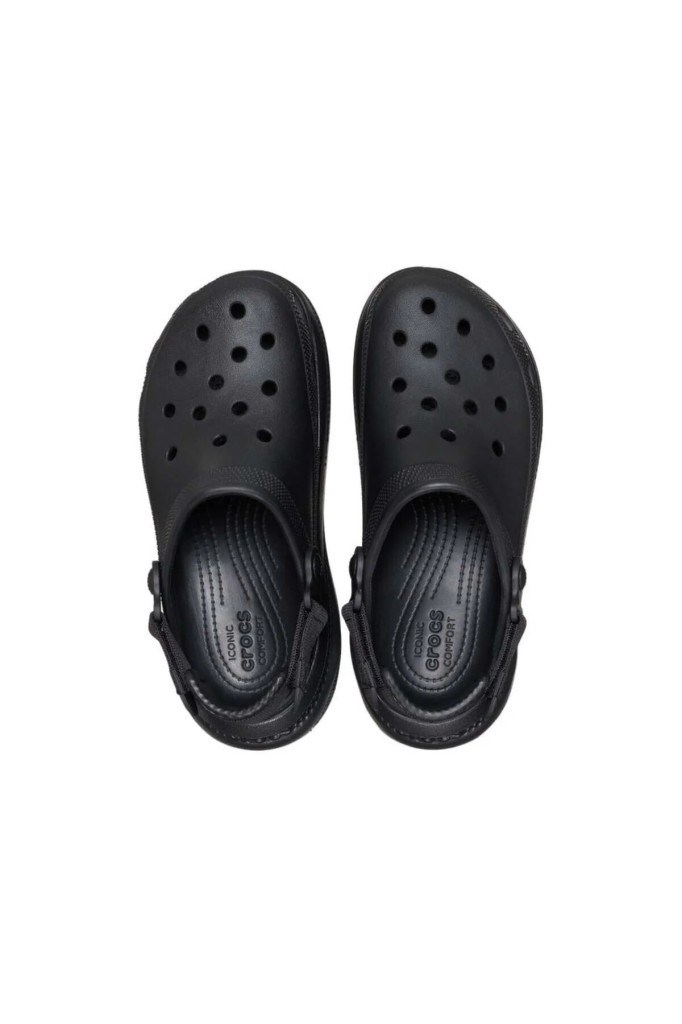 CROCS 213448-NEW CRUSH CLOG 001-BLACK KADIN TERLİK