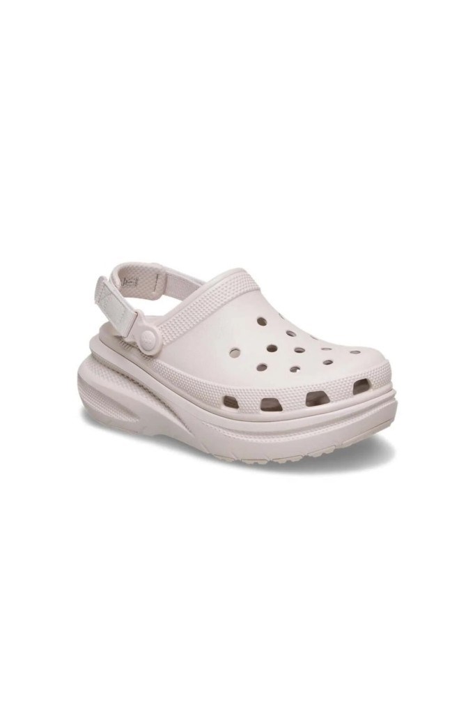 CROCS 213448-NEW CRUSH CLOG 2PL-COCOA CREAM KADIN TERLİK
