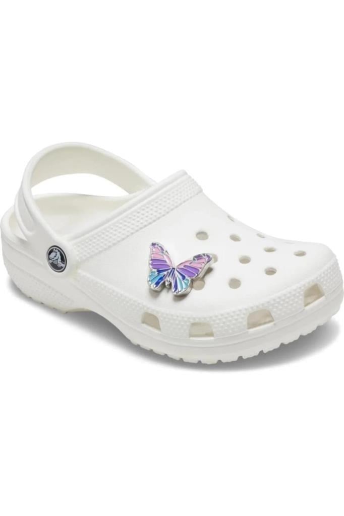 CROCS JIBBITZ J03138-MULTI PURPLE BUTTERFLY UNI NS TERLİK SÜSÜ