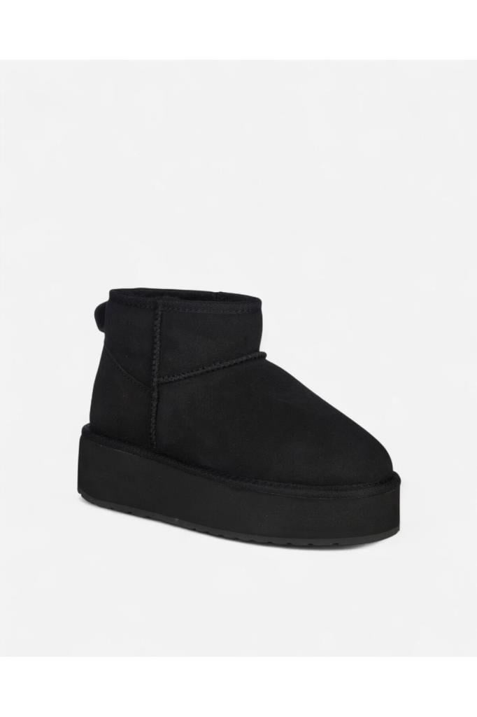 EMU Australia STINGER MICRO FLATFORM W13082 BLACK KADIN BOT