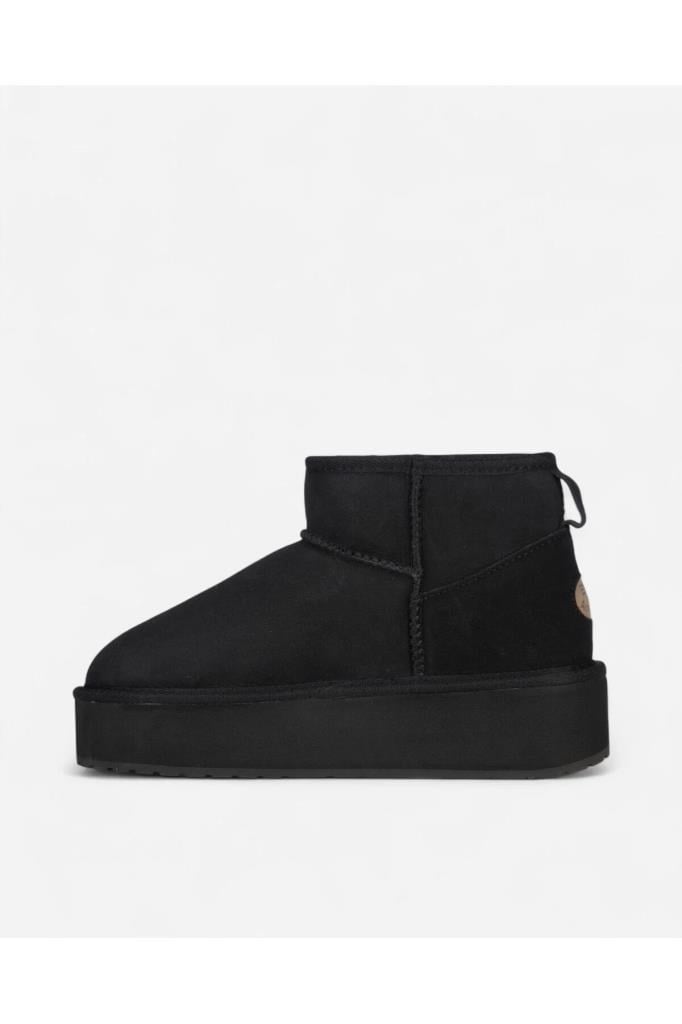 EMU Australia STINGER MICRO FLATFORM W13082 BLACK KADIN BOT
