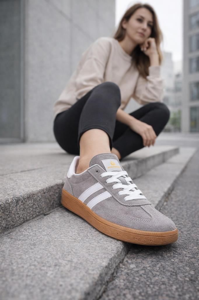 Füme Beyaz Kadın Sneaker N-3270