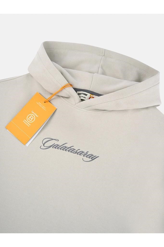 GALATASARAY E242404 HOODIE BEJ ERKEK SWEATSHİRT