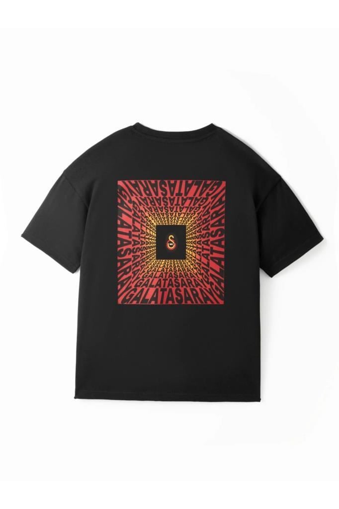 GALATASARAY E251066 ERKEK T-SHIRT SIYAH