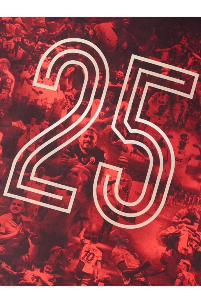GALATASARAY E251406 DESIGN DC T-SHIRT 2025 SAMPIYON T-SHİRT
