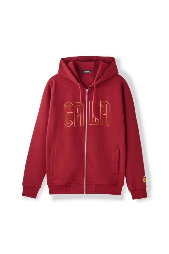 GALATASARAY E252113 HOODIE BORDO ERKEK SWEATSHİRT