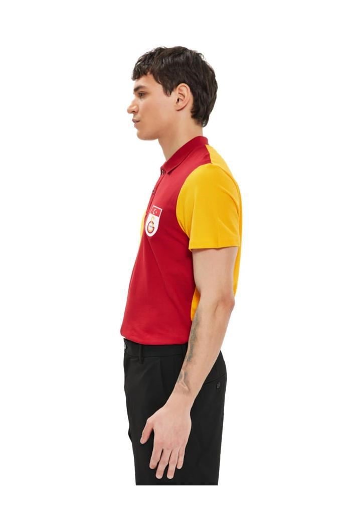 GALATASARAY E88083 METIN OKTAY POLO T-SHIRT SARI KIRMIZI