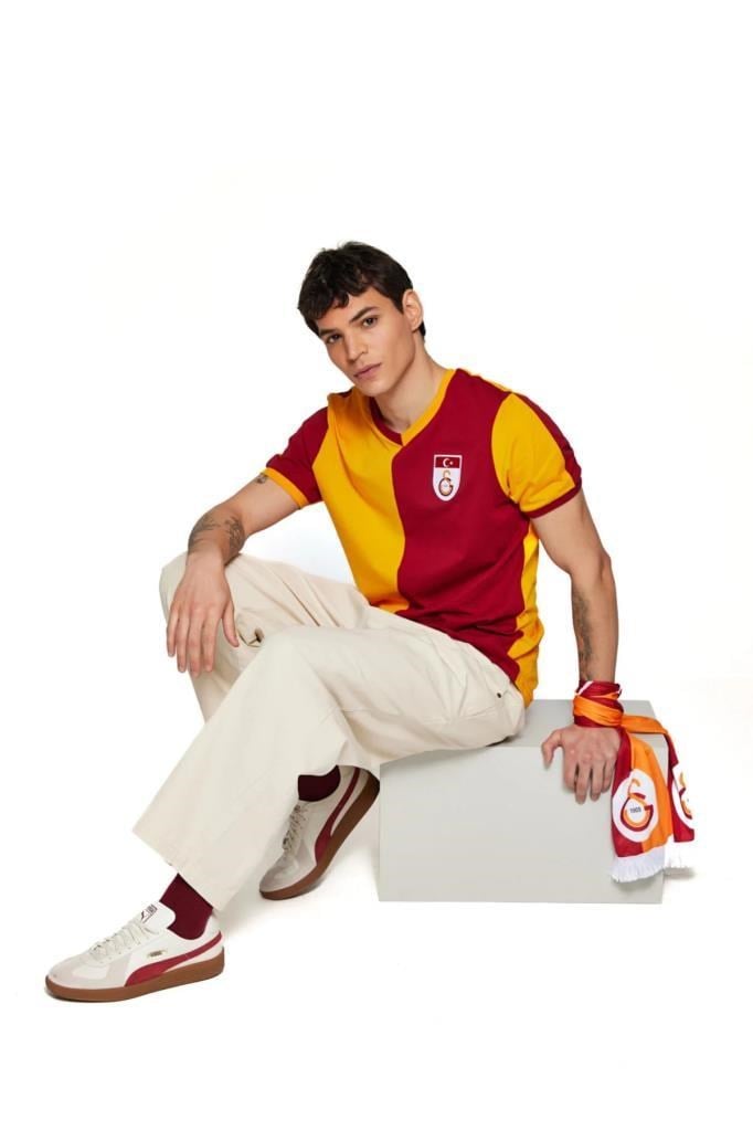GALATASARAY E88098 SARI KIRMIZI T-SHIRT