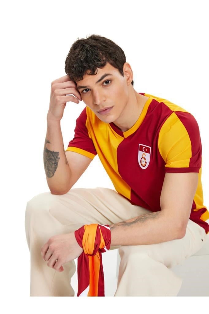 GALATASARAY E88098 SARI KIRMIZI T-SHIRT