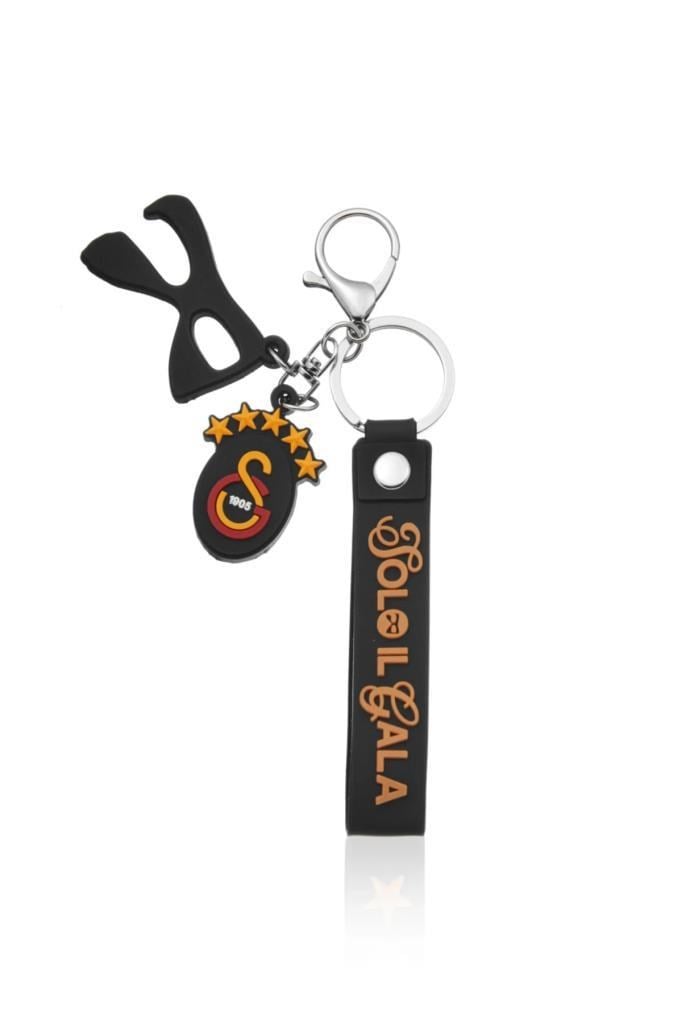 GALATASARAY U251558 SOLO IL GALA CHARM ANAHTARLIK SIYAH NS