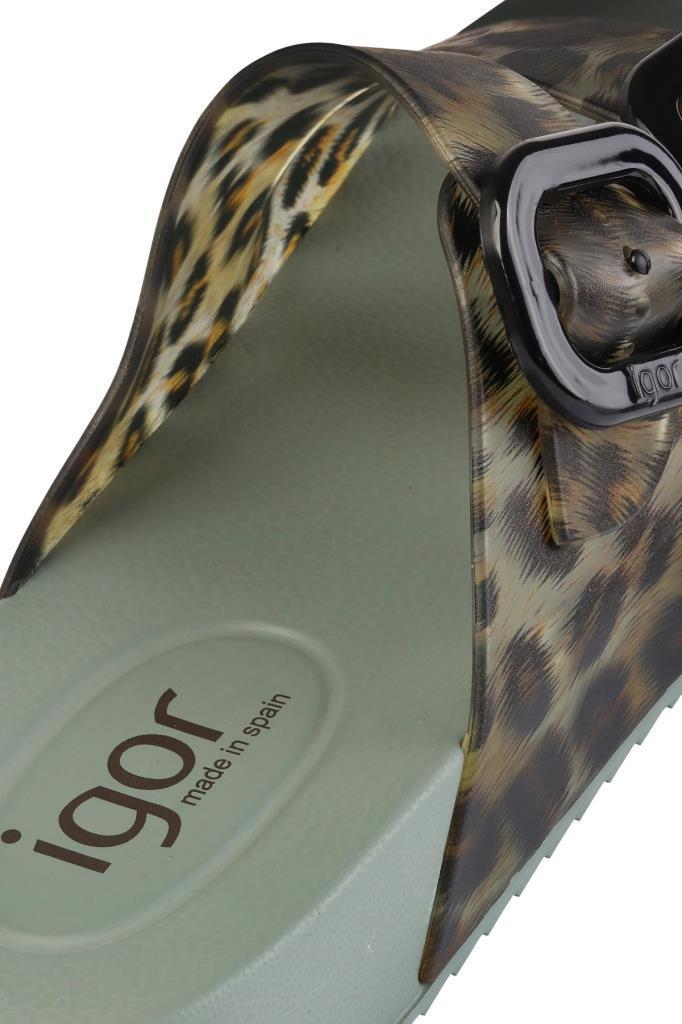 Habana S10336 Verde Çift Tokalı Kadın Terlik