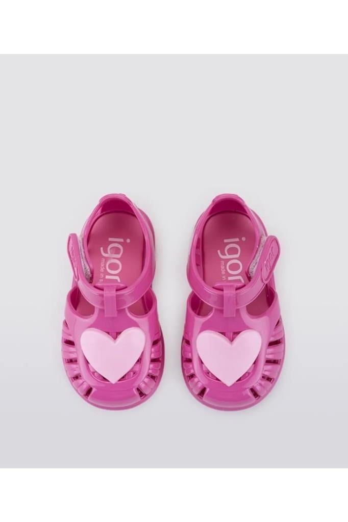 İGOR S10310 007-FUCSIA ÇOCUK SANDALET