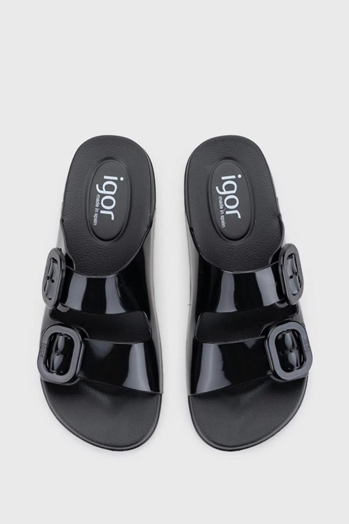 IGOR S10334 002-NEGRO KADIN ÇİFT BANTLI TERLİK