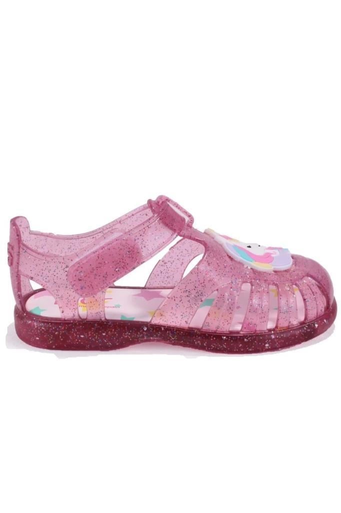 IGOR S10341 387 TR FUCSIA GLITTER ÇOCUK SANDALET