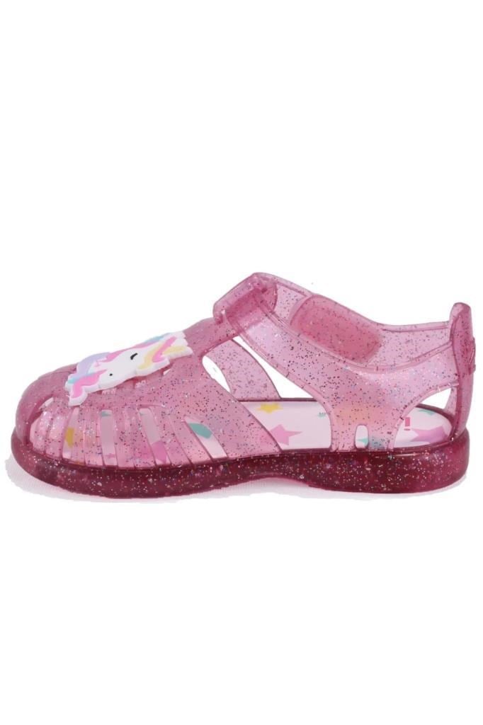 IGOR S10341 387 TR FUCSIA GLITTER ÇOCUK SANDALET