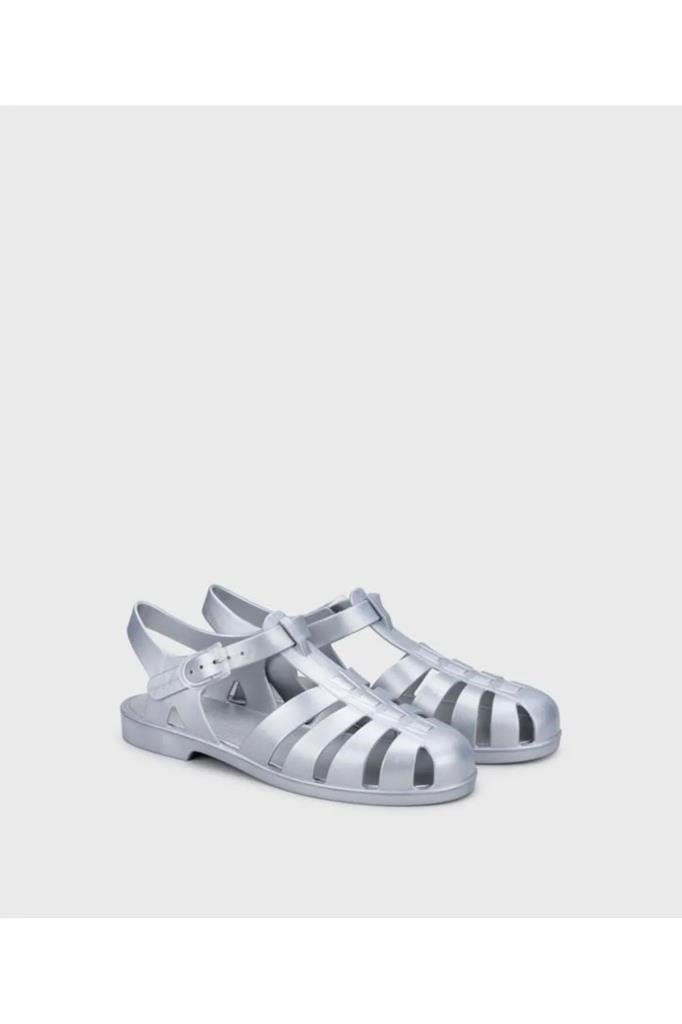 IGOR S10346 201 PLATA KADIN SANDALET