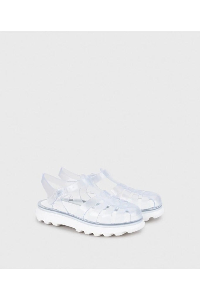 IGOR S10361 001 TRANSPARENTE BLANCO KADIN SANDALET