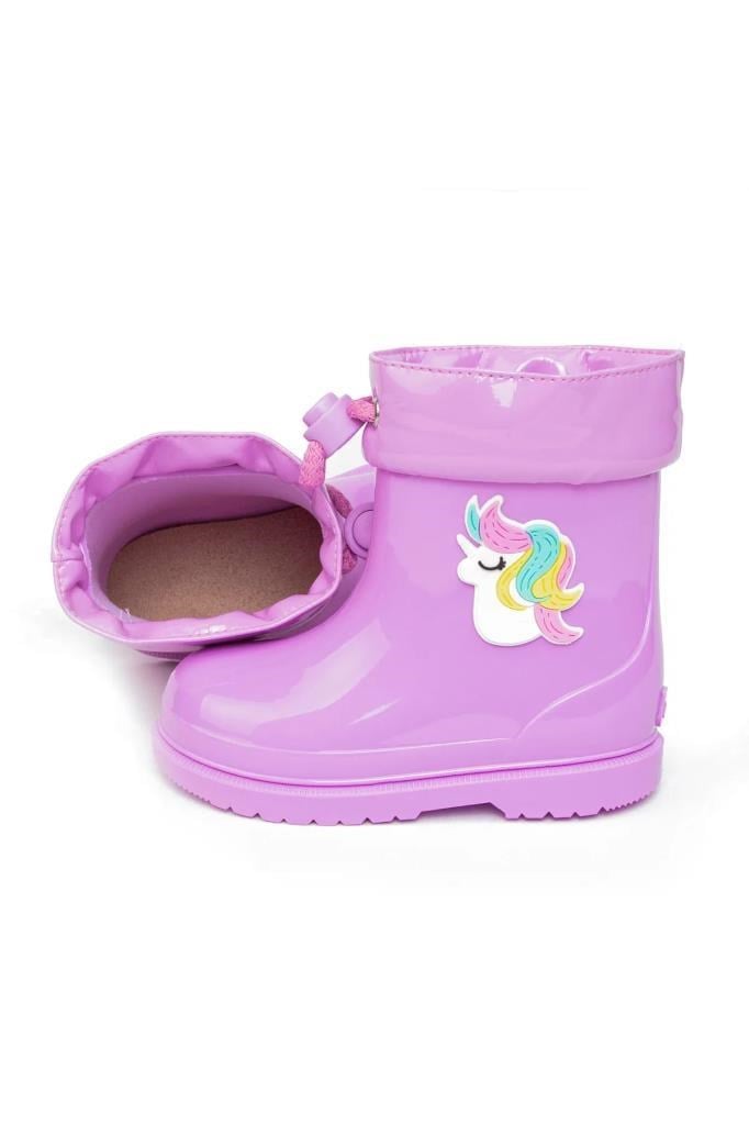 IGOR W10253 BIMBI UNICORNIO 018-MALVA ÇOCUK YAĞMUR ÇİZMESİ