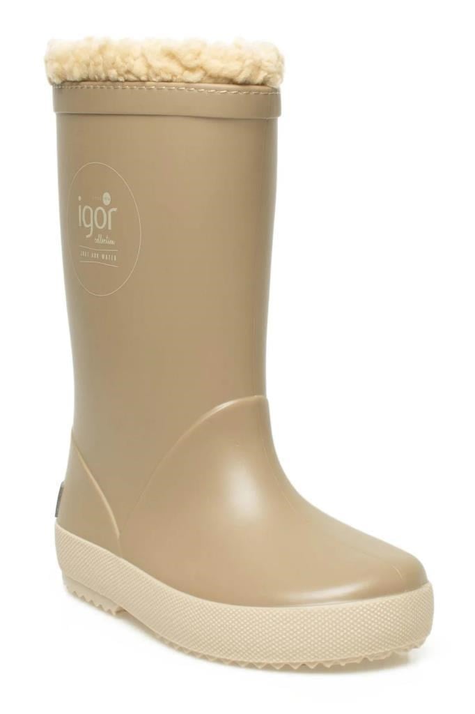 IGOR W10293 SPLASH DK BORREGUITO ELMWOOD/BEIGE ÇOCUK YAĞMUR ÇİZMESİ