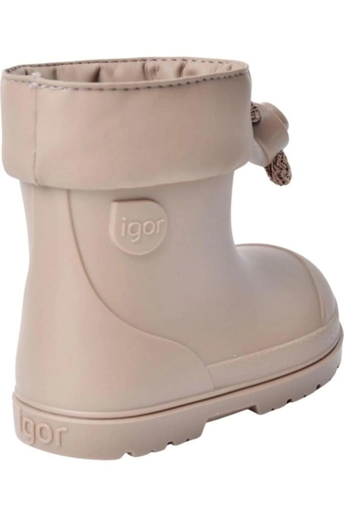 IGOR W10305 004 BEIGE ÇOCUK YAĞMUR ÇİZMESİ