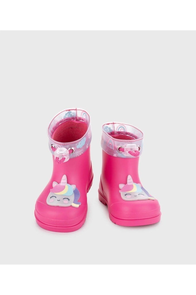 IGOR W10359 007 FUCSIA ÇOCUK YAĞMUR ÇİZMESİ