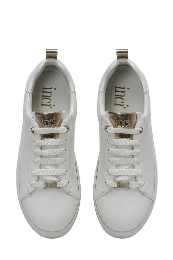 İNCİ PAZEL 4FX BEYAZ RAHAT TABAN KADIN SNEAKER