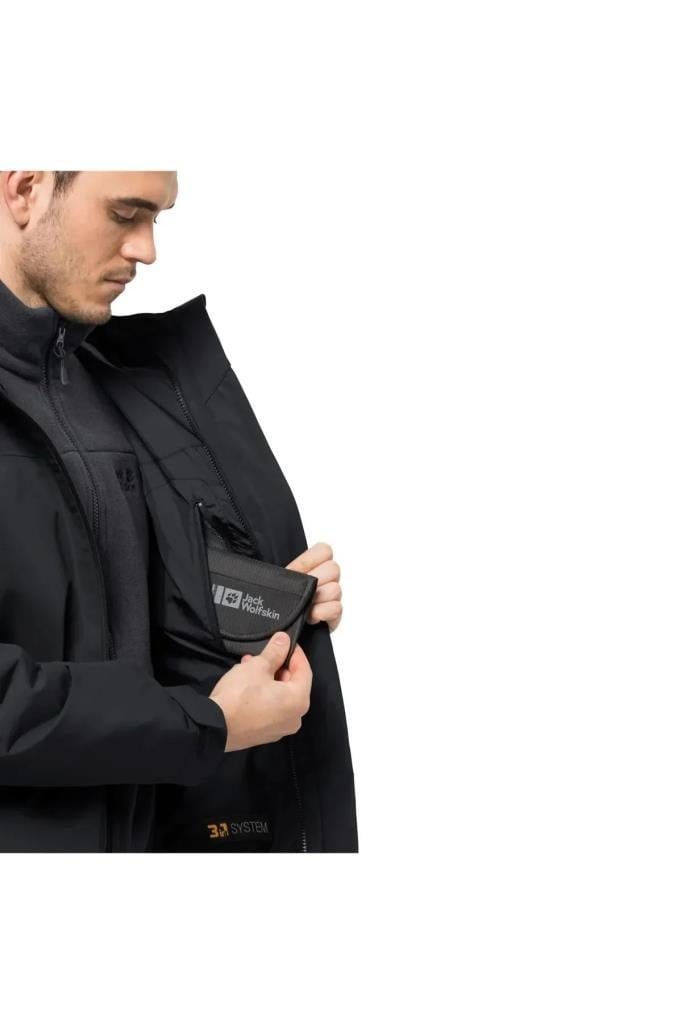 Jack Wolfskin TAUBENBERG 3IN1 JKT M 1115311 BLACK RKEK MONT