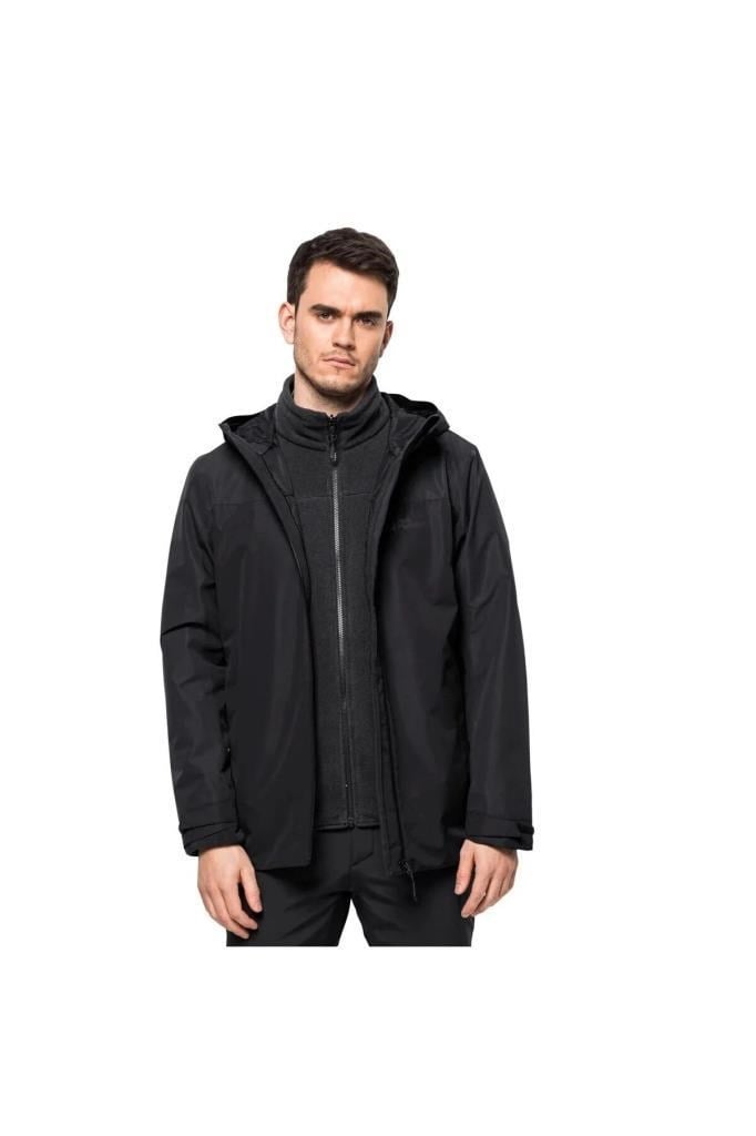 Jack Wolfskin TAUBENBERG 3IN1 JKT M 1115311 BLACK RKEK MONT