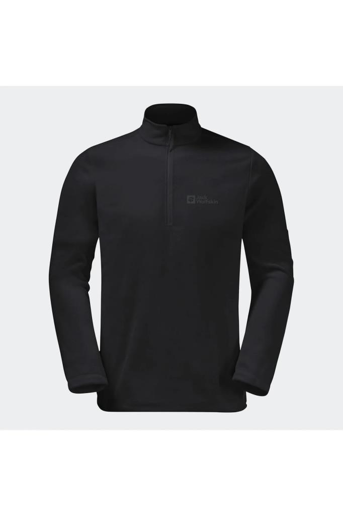 Jack Wolfskin TAUNUS HZ M 1709522 BLACK ERKEK POLAR