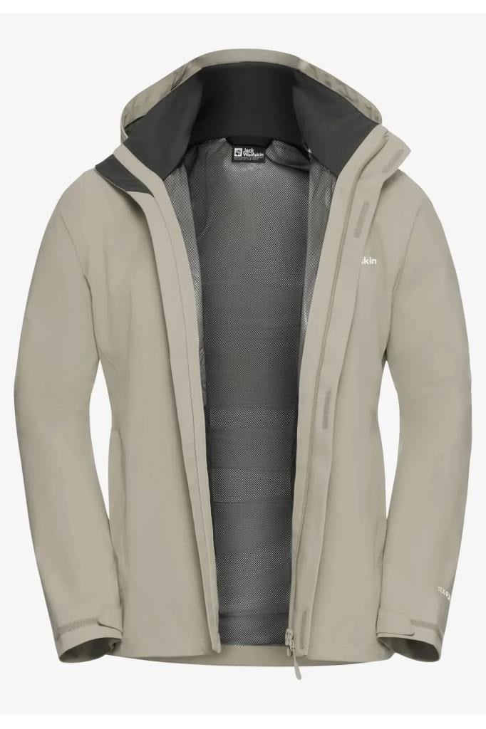 Jack Wolfskin TRAILTIME 2L JKT M A63903 LINEN ERKEK MONT