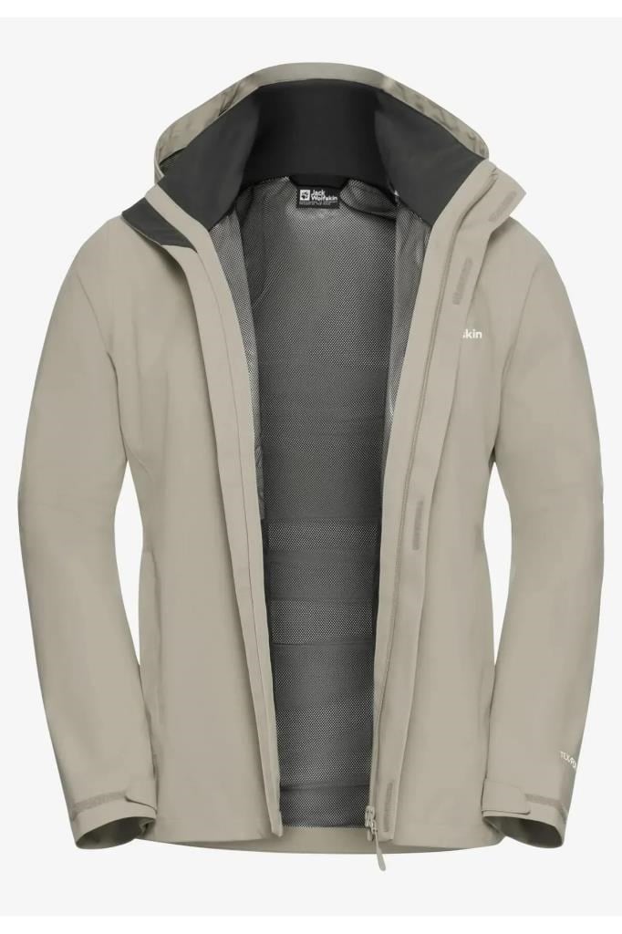 Jack Wolfskin TRAILTIME 2L JKT M A63903 LINEN ERKEK MONT
