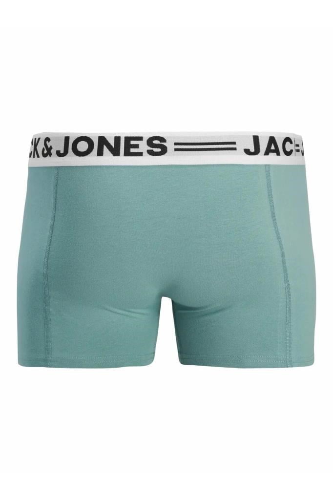 Jack&Jones 12081832 SENSE TRUNKS 3-PACK MINERAL BLUE ERKEK BOXER