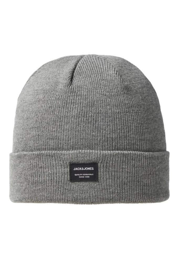 Jack&Jones 12092815 JACDNA BEANIE GREY MELANGE NS ERKEK BERE