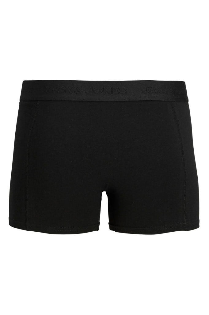 Jack&Jones 12127816 JACWAISTBAND TRUNKS 3 PACK BLACK ERKEK BOXER