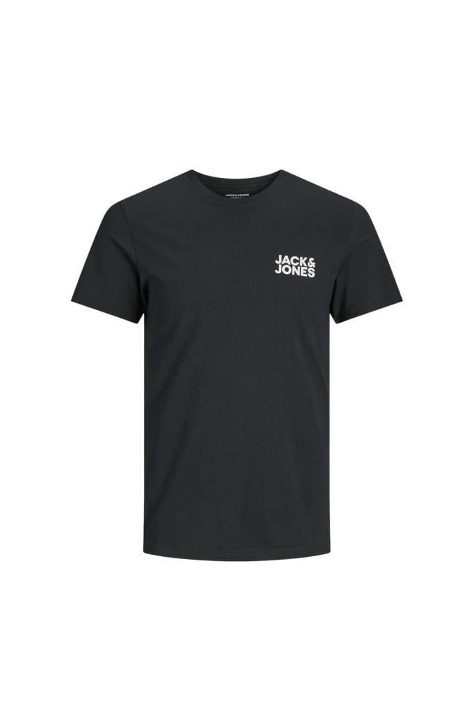 Jack&Jones 12151955 JJECORP LOGO TEE O-NECK BLACK ERKEK T-SHİRT