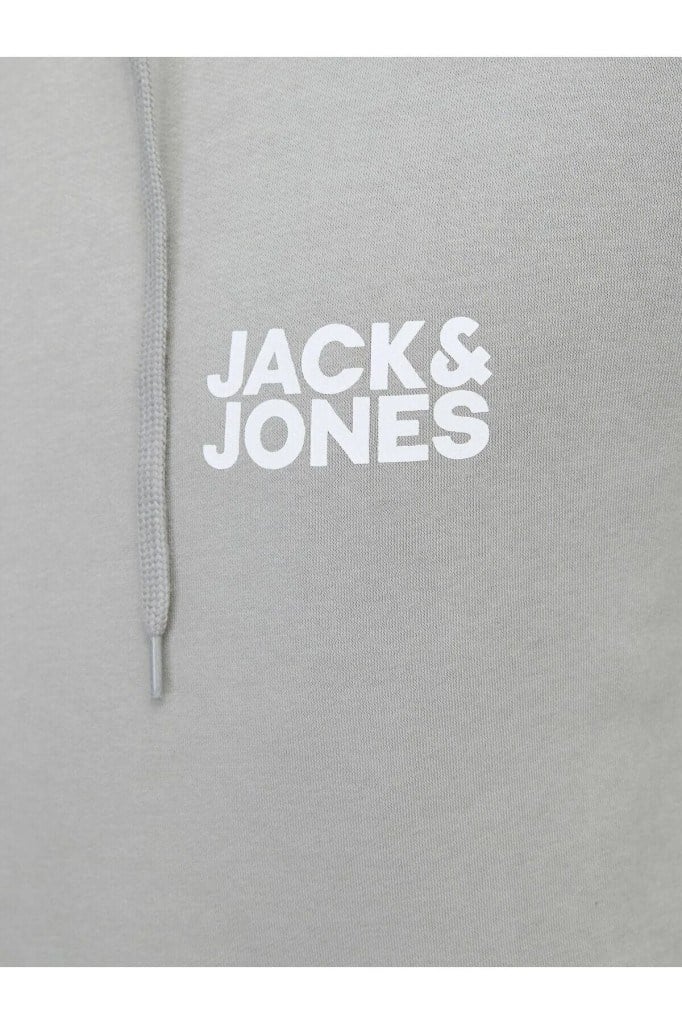 Jack&Jones 12152840 JJECORP LOGO SWEAT HOOD ULTIMATE GREY SWEAT
