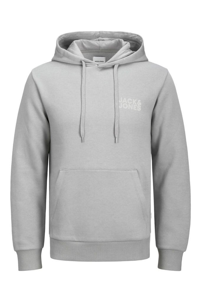 Jack&Jones 12152840 JJECORP LOGO SWEAT HOOD ULTIMATE GREY SWEAT