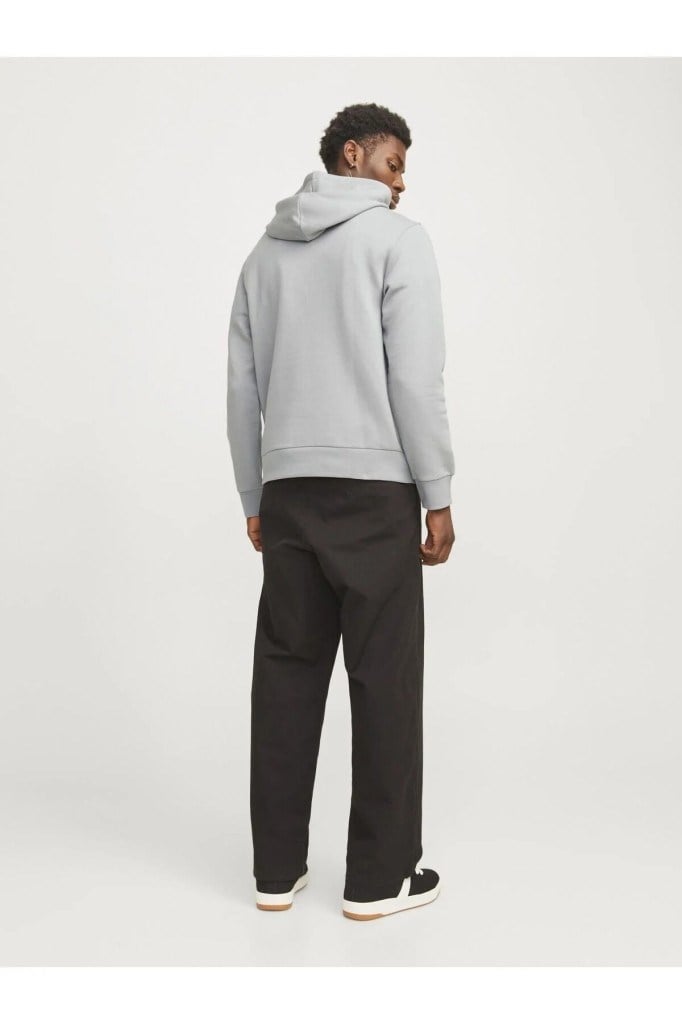 Jack&Jones 12152840 JJECORP LOGO SWEAT HOOD ULTIMATE GREY SWEAT