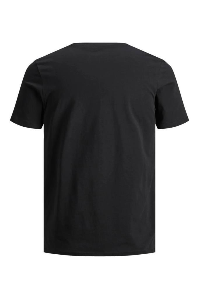 Jack&Jones 12156101 JJEORGANIC TEE SS O-NECK BLACK ERKEK T-SHİRT