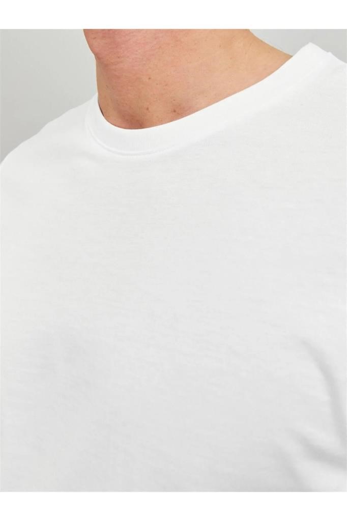Jack&Jones 12156101 JJEORGANIC TEE SS O-NECK WHITE ERKEK T-SHİRT