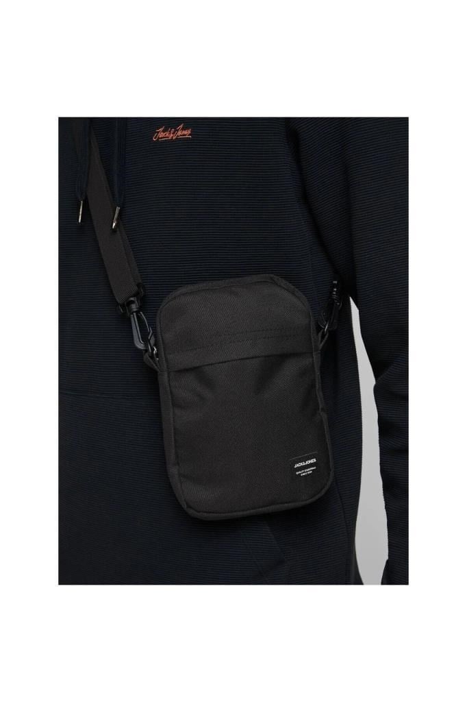 Jack&Jones 12158443 JACJAMIE SMALL SLINGBAG BLACK ONE SIZE BEL ÇANTASI