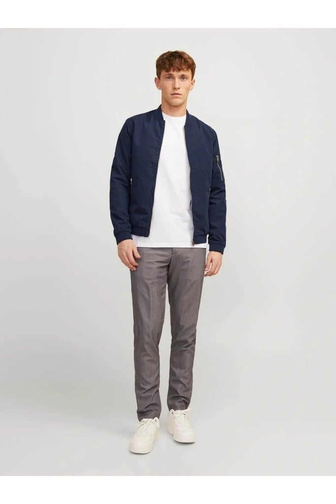 Jack&Jones 12165203 JJERUSH BOMBER NOOS NAVY BLAZER ERKEK CEKET