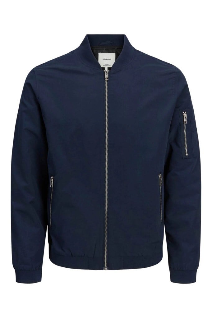 Jack&Jones 12165203 JJERUSH BOMBER NOOS NAVY BLAZER ERKEK CEKET
