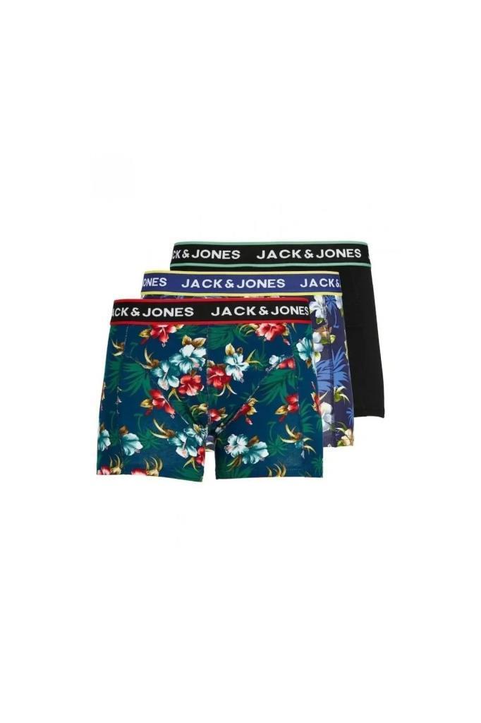 Jack&Jones 12171253-JACFLOWER TRUNKS SIYAH ERKEK BOXER